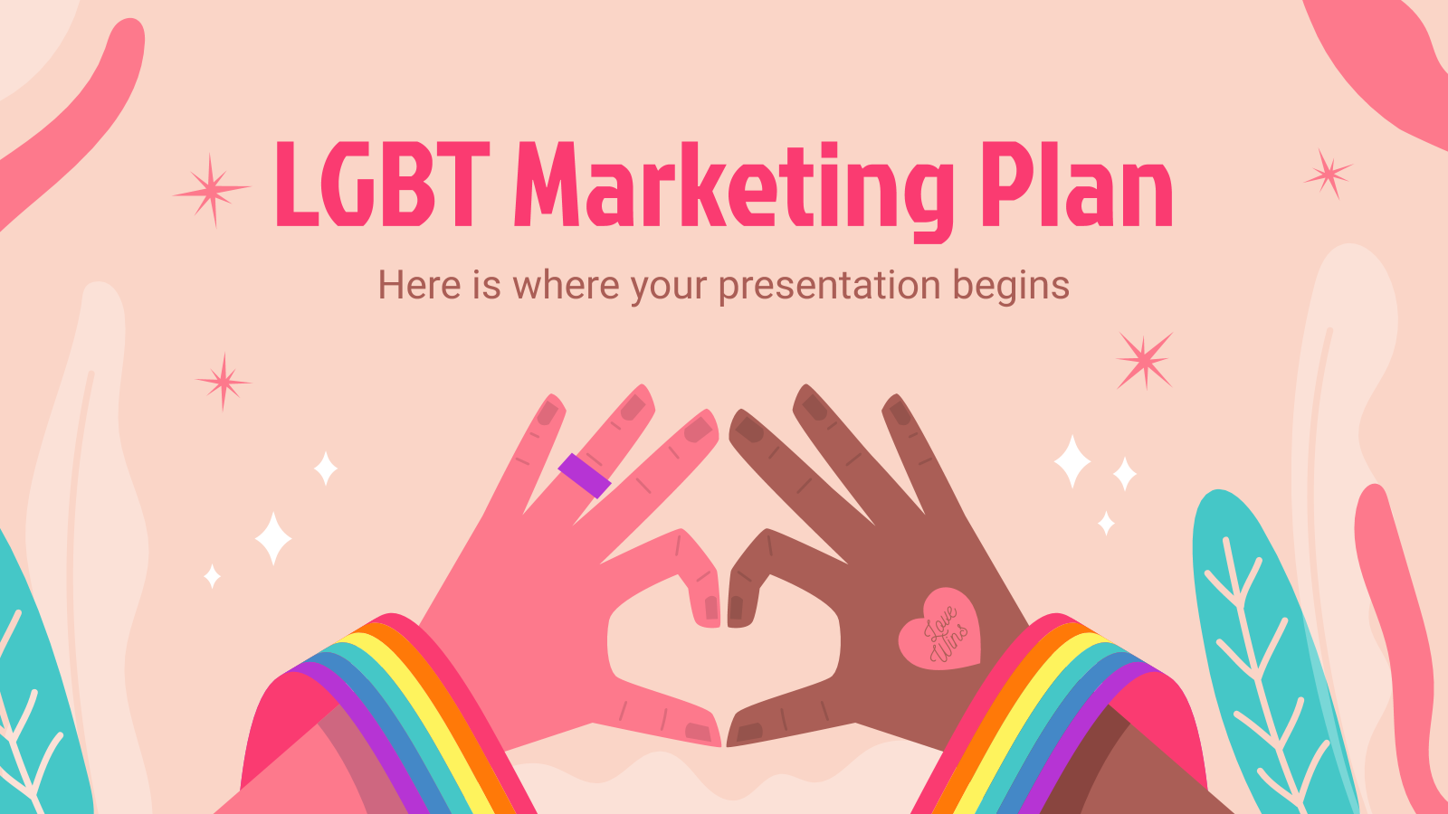 LGBT营销计划PowerPoint模板